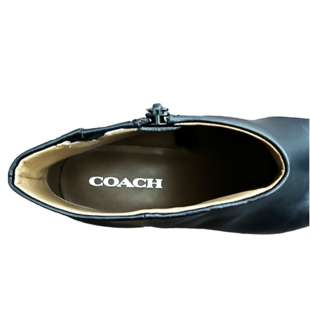 Coach Montana Leather Ankle Boots in Black - Picture 8 of 9